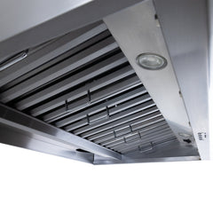 Wall Mount Range Hood, 30 Inch, Ducted, 1000 CFM, 4 Speed, Stainless Steel