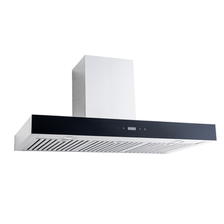 Wall Mount Range Hood, 30 Inches Wide in Brushed Stainless Steel