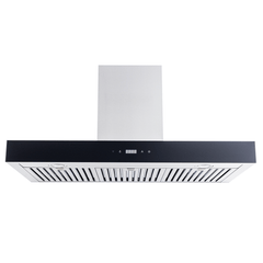Wall Mount Range Hood, 30 Inches Wide in Brushed Stainless Steel