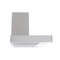 Wall Mount Range Hood, 30 Inches Wide in Brushed Stainless Steel