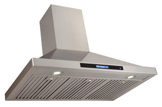 Wall Mount Range Hood, 30 Inches Wide in Stainless Steel