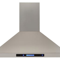 Wall Mount Range Hood, 30 Inches Wide in Stainless Steel