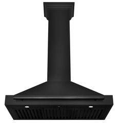 Wall Mount Range Hood, Autograph Edition, 36 in., With Handle, Black Stainless Steel