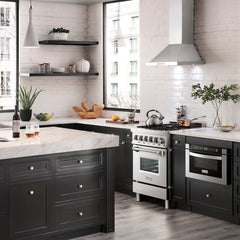 Wall Mount Range Hood, Convertible Vent, Stainless Steel