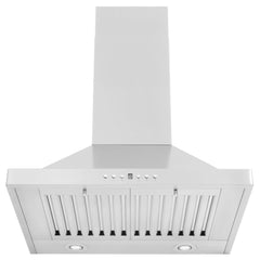 Wall Mount Range Hood, Convertible Vent, Stainless Steel
