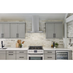 Wall Mount Range Hood, Roma, 30 in., 600 CFM, LED Light, Stainless Steel
