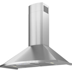 Wall Mount Range Hood, Savona, 30 in., 600 CFM, LED Lights, Stainless Steel