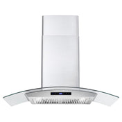 Wall Mount Range Hood, Vista, Ducted, 36 in., Touch Controls, Stainless Steel