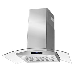 Wall Mount Range Hood, Vista, Ducted, 36 in., Touch Controls, Stainless Steel