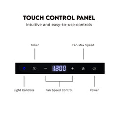 Wall Mount Range Hood, Vista, Ducted, 36 in., Touch Controls, Stainless Steel