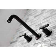Wall Mount Roman Tub Faucet, Manhattan, Two-Handle in Oil Rubbed Bronze