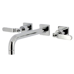 Wall Mount Roman Tub Faucet, Whitaker, Two-Handle in Polished Chrome