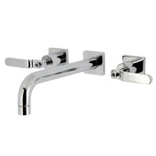 Wall Mount Roman Tub Faucet, Whitaker, Two-Handle in Polished Chrome
