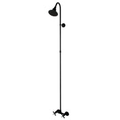 Wall Mount Shower Combo, Essex, 62 in Riser in Matte Black
