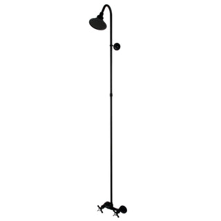 Wall Mount Shower Combo, Essex, 62 in Riser in Matte Black