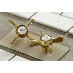 Wall Mount Shower Combo, Heirloom, 62 in Riser in Brushed Brass
