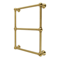 Wall Mount Towel Rack, Maximilien, 3-Tier in Brushed Brass