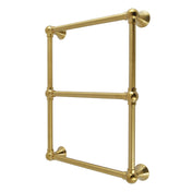 Wall Mount Towel Rack, Maximilien, 3-Tier in Brushed Brass