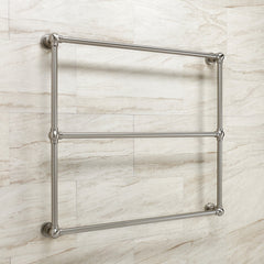 Wall Mount Towel Rack, Palatine, 36-Inch x 32-Inch, 3-Tier in Brushed Nickel