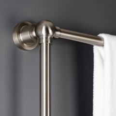 Wall Mount Towel Rack, Palatine, 36-Inch x 32-Inch, 3-Tier in Brushed Nickel