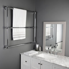 Wall Mount Towel Rack, Palatine, 36-Inch x 32-Inch in Polished Chrome