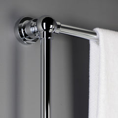 Wall Mount Towel Rack, Palatine, 36-Inch x 32-Inch in Polished Chrome