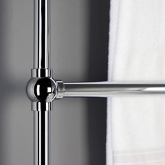 Wall Mount Towel Rack, Palatine, 36-Inch x 32-Inch in Polished Chrome