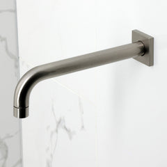 Wall Mount Tub Faucet, Concord, Single Handle in Brushed Nickel