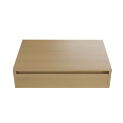 Wall-Mounted Bathroom Vanity Cabinet, Avancer, 36 in without Top in Natural Oak