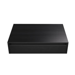 Wall-Mounted Bathroom Vanity Cabinet, Avancer, 36-Inch with 1 Drawer in Black Oak