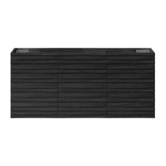 Wall-Mounted Bathroom Vanity Cabinet, Cascade, 48 Inch Without Top in Black Oak