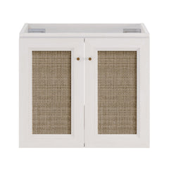 Wall-Mounted Bathroom Vanity, Classe, 24 Inch with Two Doors in White Oak