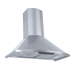 Wall-Mounted Range Hood, Vector, 30 Inches Wide in Stainless Steel