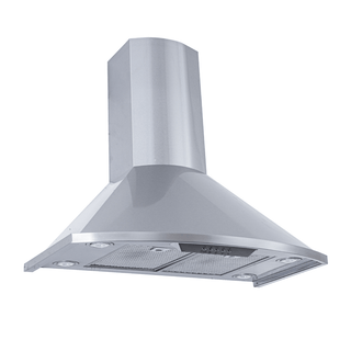 Wall-Mounted Range Hood, Vector, 30 Inches Wide in Stainless Steel