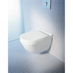 Wall Mounted Toilet Bowl, Starck 3, Dual Flush, Round, White