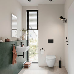 Wall Mounted Toilet Bowl, Starck 3, Dual Flush, Round, White