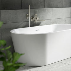 Wall Mounted Tub Filler, Niagara, Handshower, Brass, Brushed Nickel