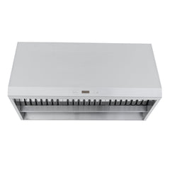 Wall Range Hood, Ducted, 36 Inch, 2000 CFM, Stainless Steel