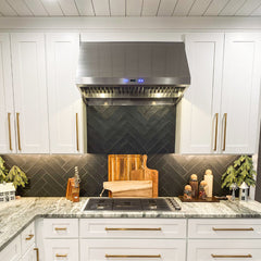 Wall Range Hood, Ducted, 36 Inch, 2000 CFM, Stainless Steel