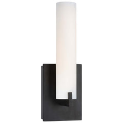 Wall Sconce, 1 Light with Etched Opal Glass Shade