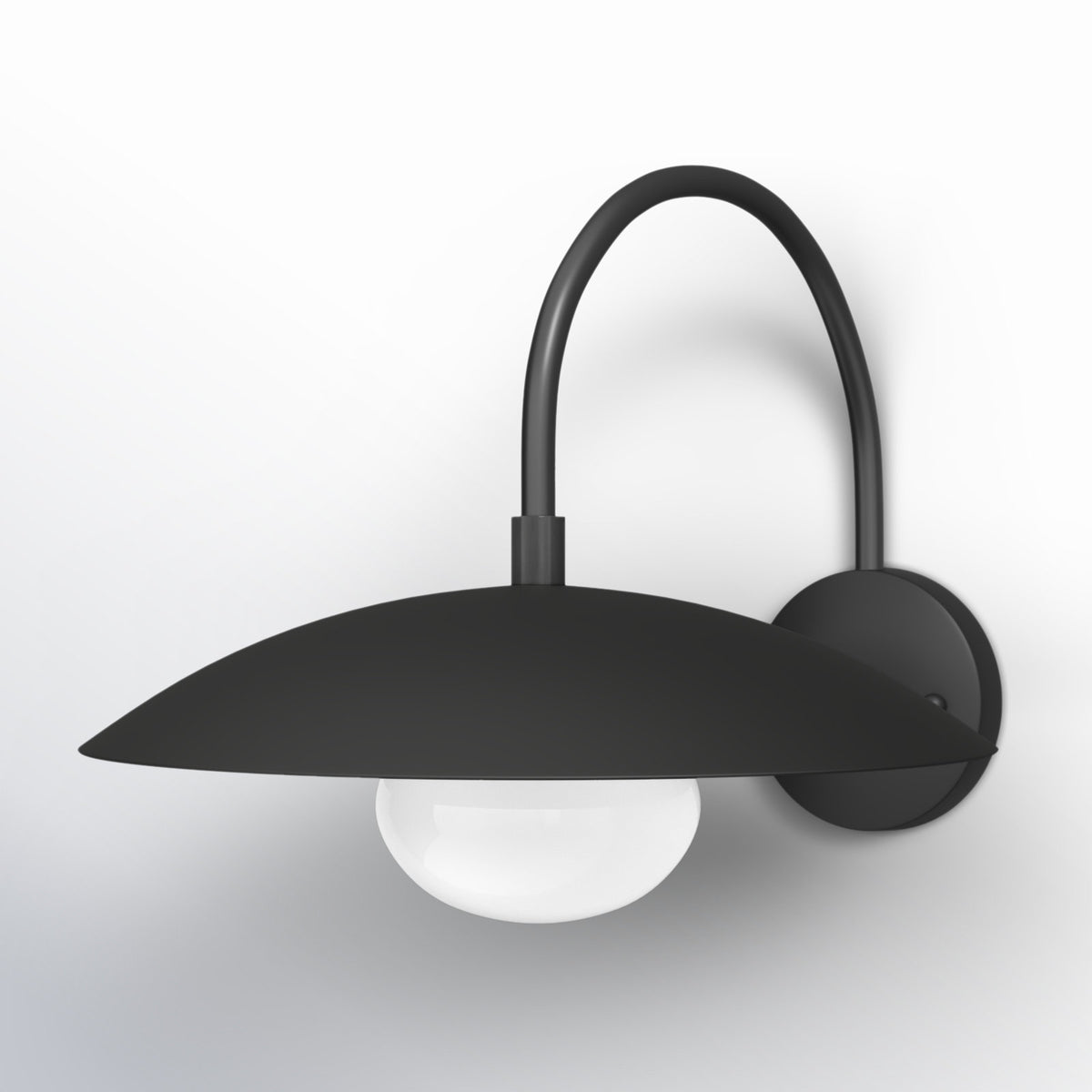Wall Sconce, 12 in Diameter with Wrought Iron and Frosted Glass