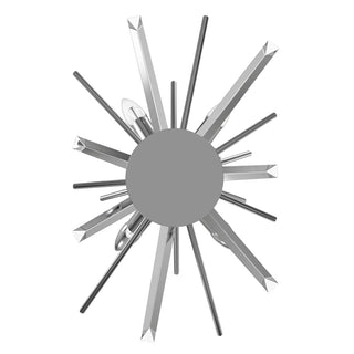 Wall Sconce, 4-Light Starburst Design in Polished Chrome