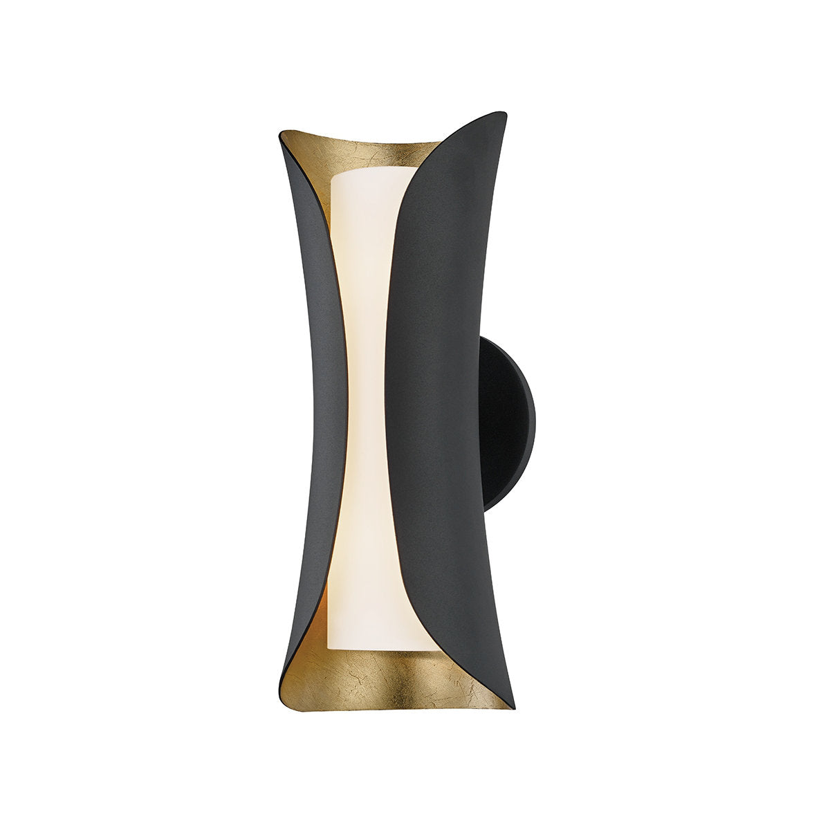 Wall Sconce with 2 Lights and Opal Etched Glass Shade