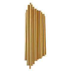 Wall Sconce with 2 Lights in Gold Stainless Steel