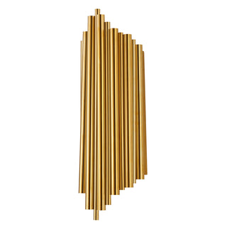 Wall Sconce with 2 Lights in Gold Stainless Steel