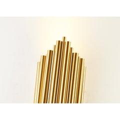 Wall Sconce with 2 Lights in Gold Stainless Steel