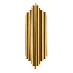 Wall Sconce with 2 Lights in Gold Stainless Steel