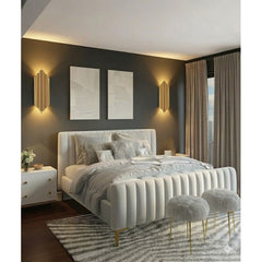 Wall Sconce with 2 Lights in Gold Stainless Steel