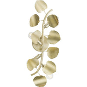 Wall Sconce with 4 Lights in Gilded Silver