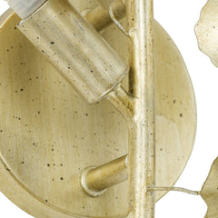 Wall Sconce with 4 Lights in Gilded Silver
